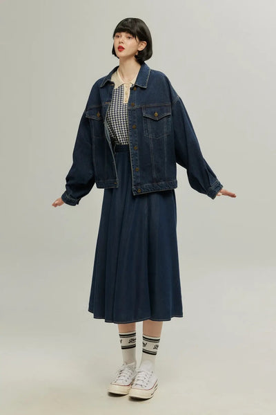 《Sunglasses for onion cut》High waisted wide leg pants