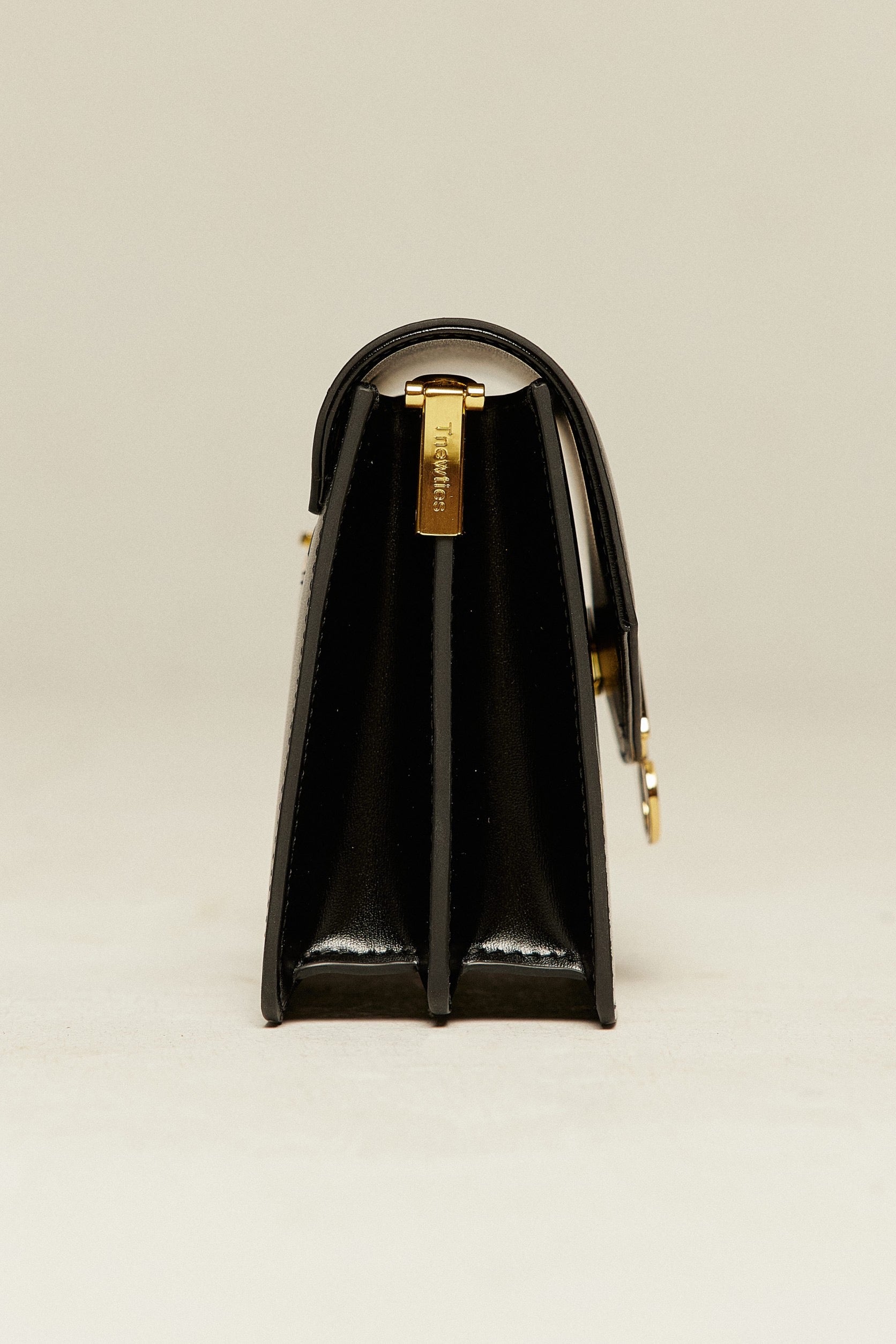 No.5本革ショルダーバッグ-Black – Tnewties
