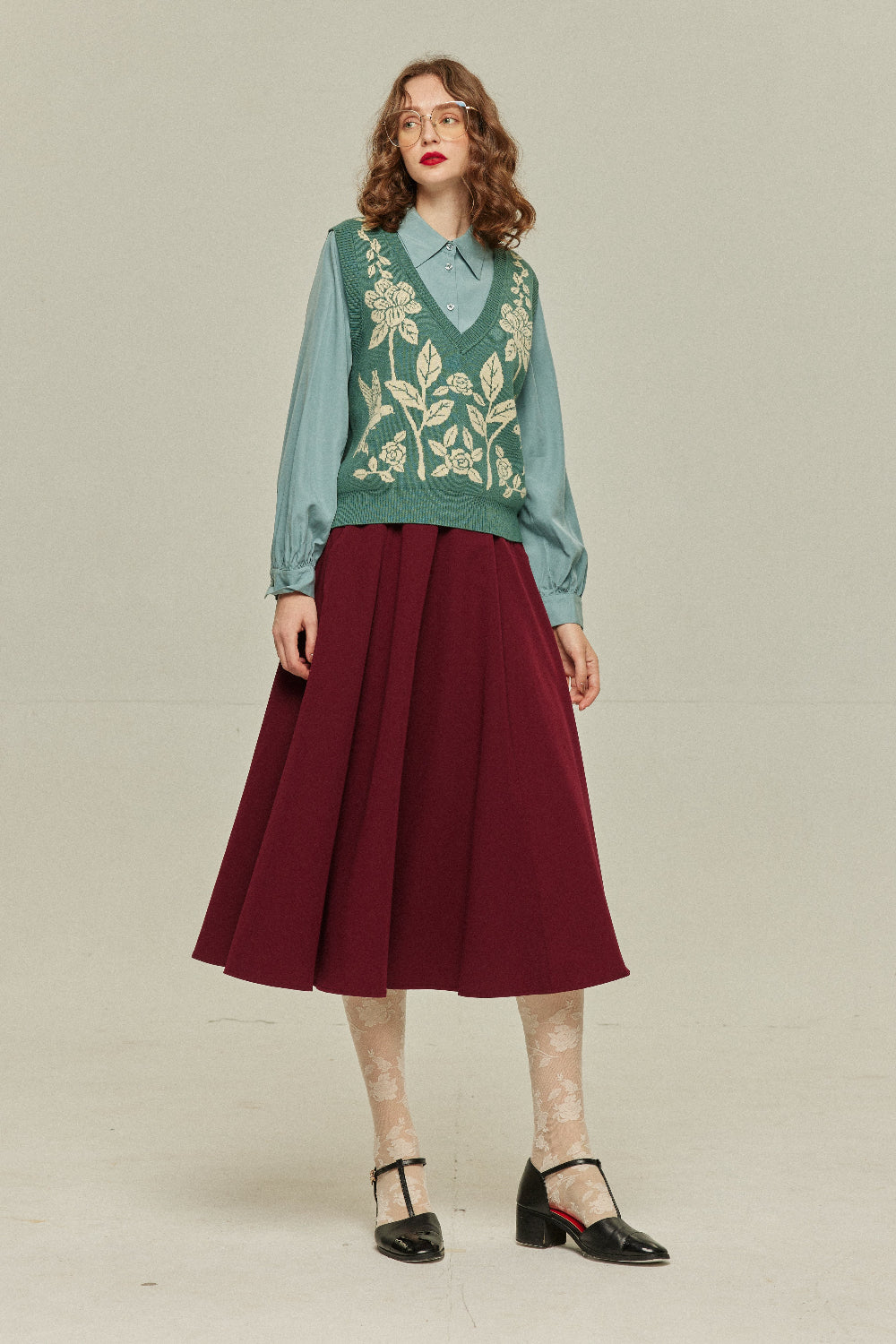 tnewties 20S 花柄ストライプのカジュアルセット Sサイズ tnewties 20S 花柄ストライプのカジュアルセット Sサイズ NEW