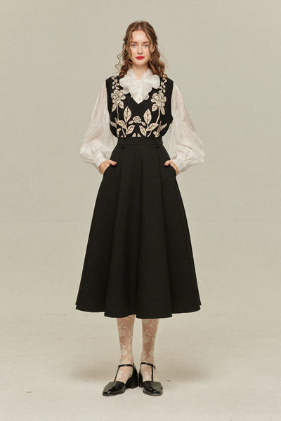 《伝説の秘宝》リボンブラウス-White