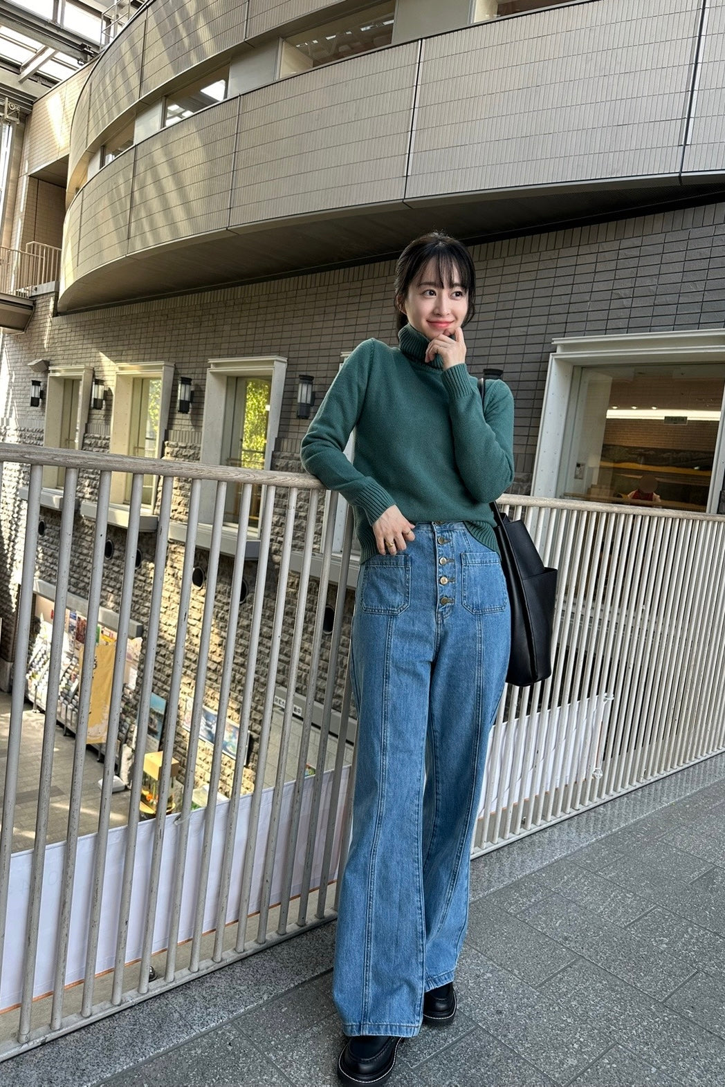 《이것은 오엔의 먹이》 씻을 수 있는 터틀넥 스웨터 NEW COLOR