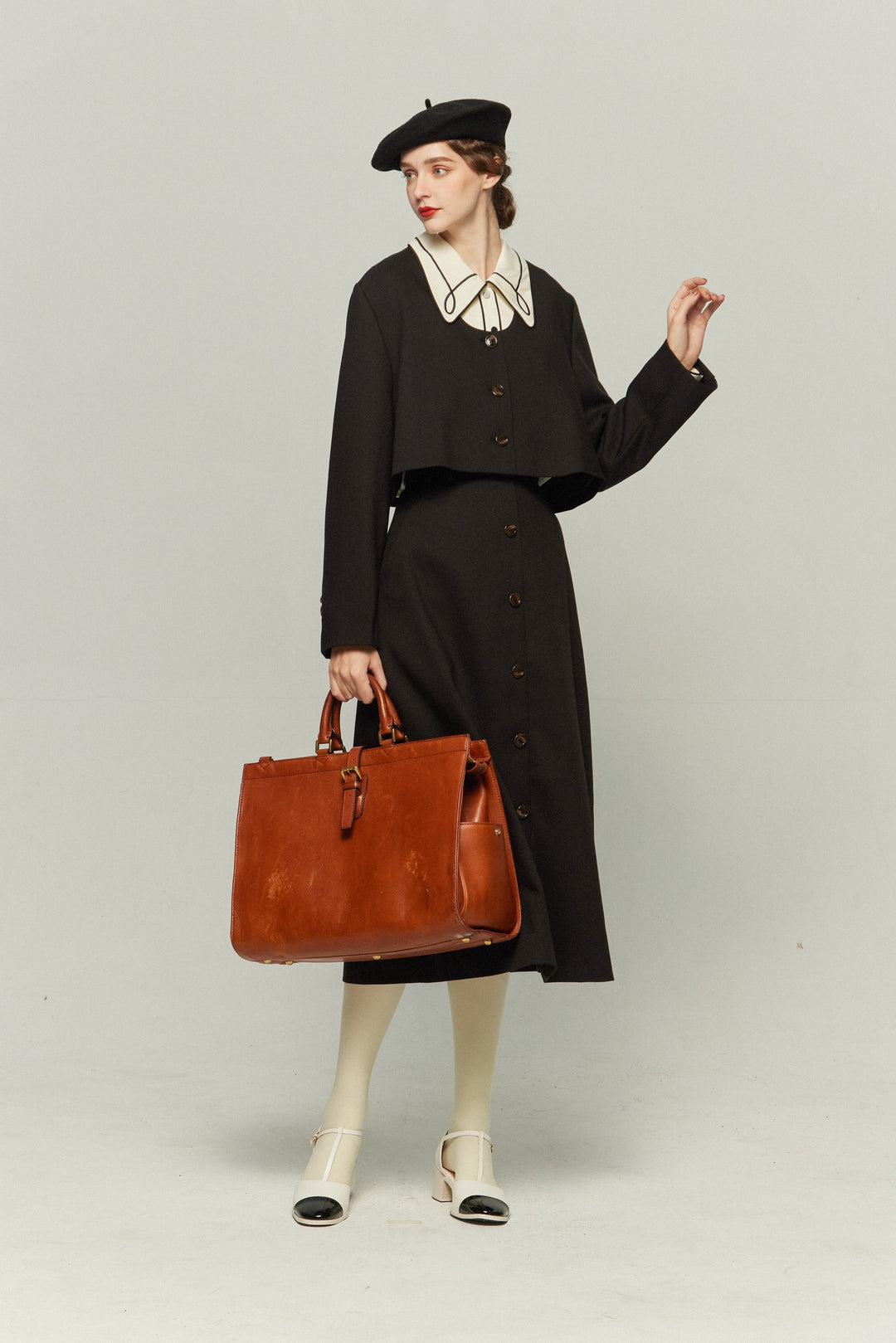 tnewties この口紅を試して　ブラウス この口紅を試して》パイピングデザインブラウス-Ivory – Tnewties