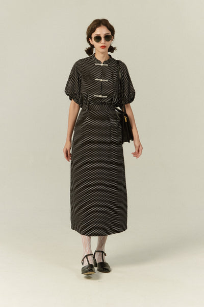 《Sunglasses for onion cut》High waisted wide leg pants