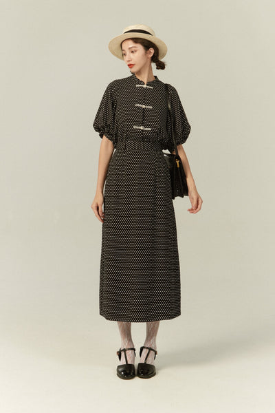 《Sunglasses for onion cut》High waisted wide leg pants