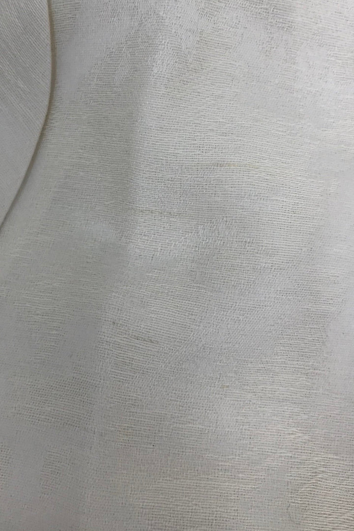 《まずは目隠しをしよう》シノワズリハーフスリーブトップス-White