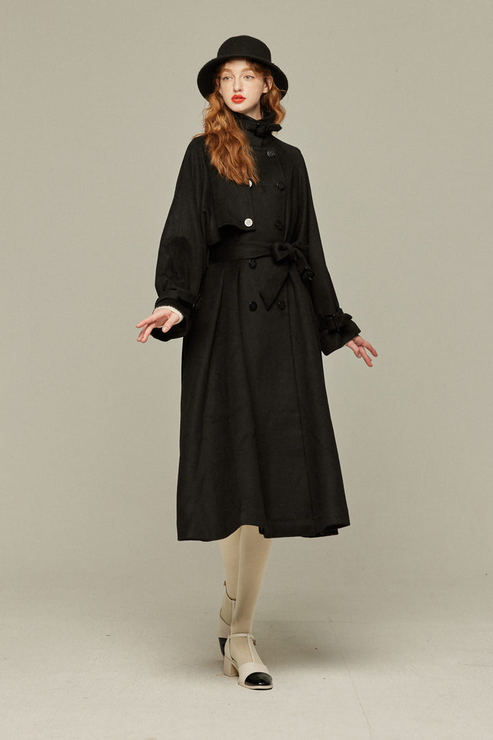 【最終値下げ】Tnewties 名入れされた懐中時計 ウールブレンドコートM 最終値下げ】Tnewties 名入れされた懐中時計 ウールブレンドコートM