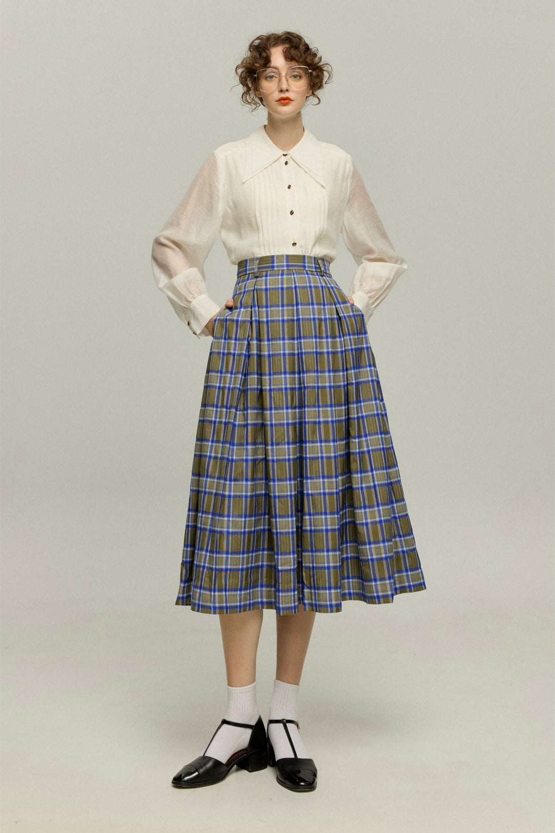 TNEWTIES《Product name》⚪︎⚪︎Flare long skirt-Color