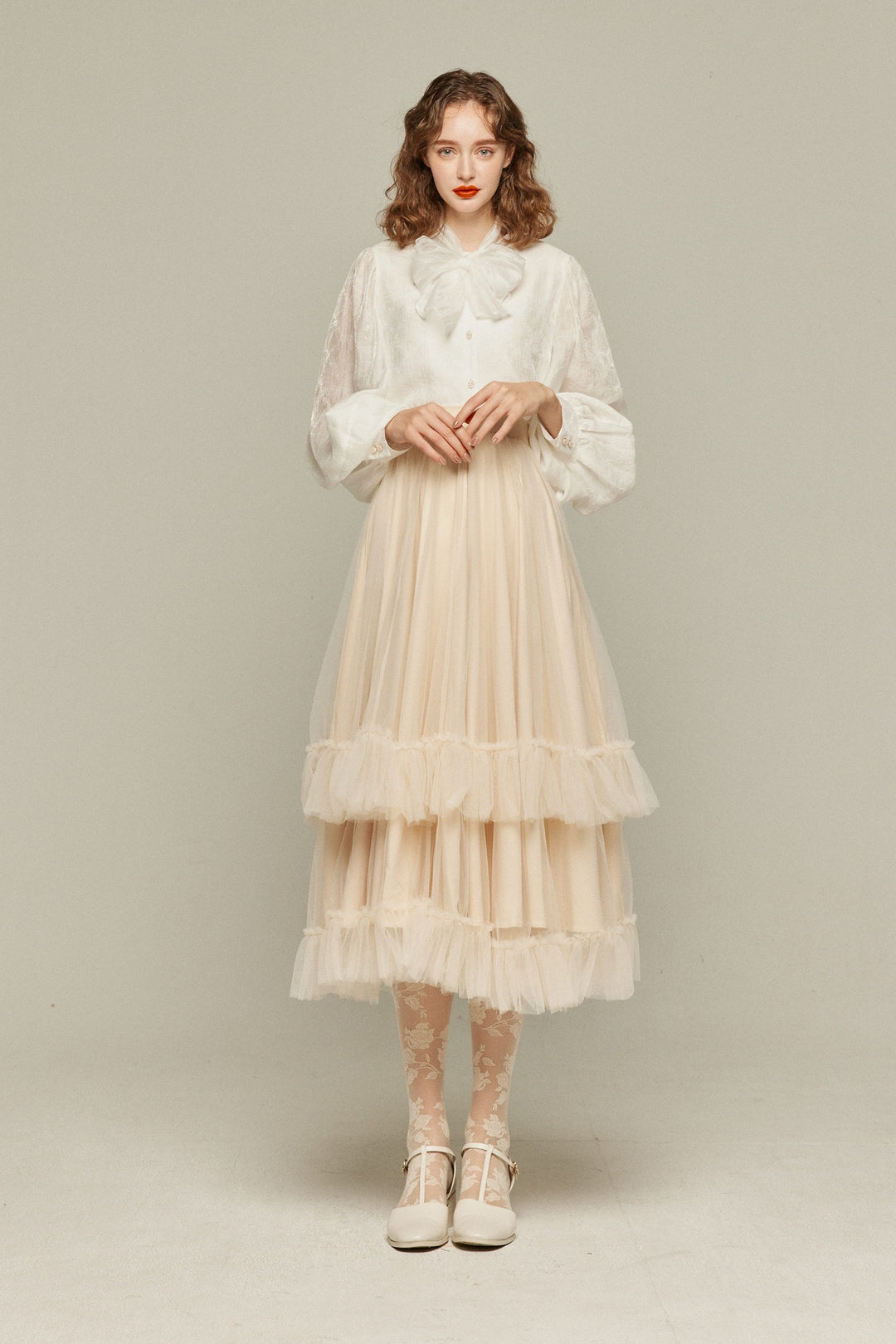 エンフォルド　リボン　ブラウス エンフォルドリボンブラウス