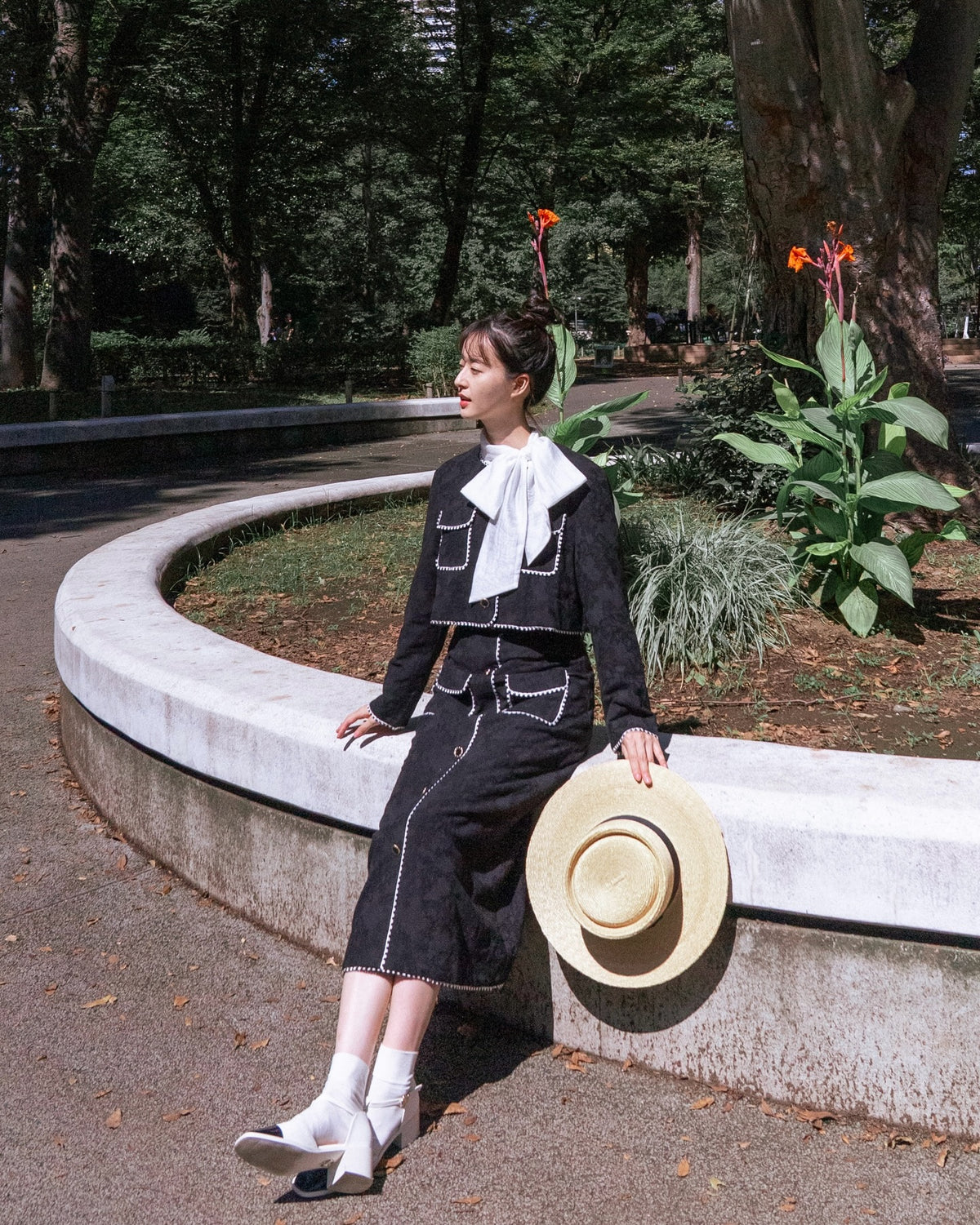 TNEWTIES《Product name》⚪︎⚪︎Flare long skirt-Color 着用例 164cm
      トップスS、ボトムスS着用