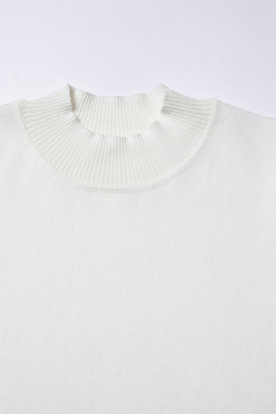 《By elevator》Soft mock neck sweater