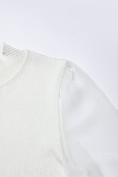 《By elevator》Soft mock neck sweater