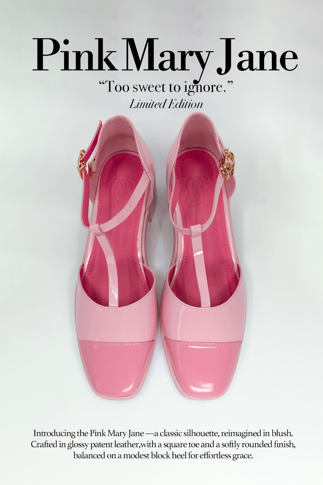 ティーバーメリージェーンパンプス-Pink