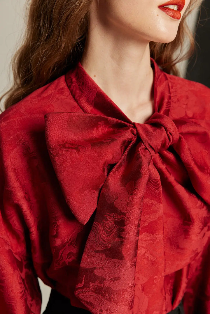 tnewties スーベニアショップに寄ろう スーベニアショップに寄ろう》バルーンスリーブリボントップス