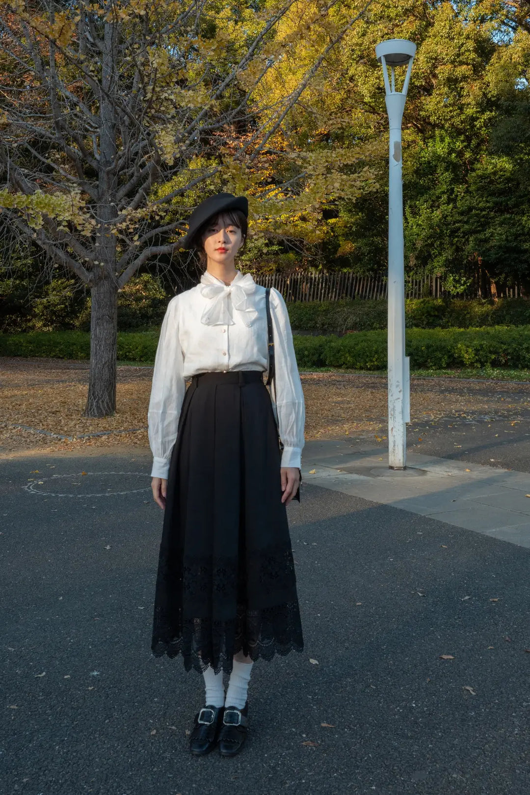 伝説の秘宝》リボンブラウス-White – Tnewties