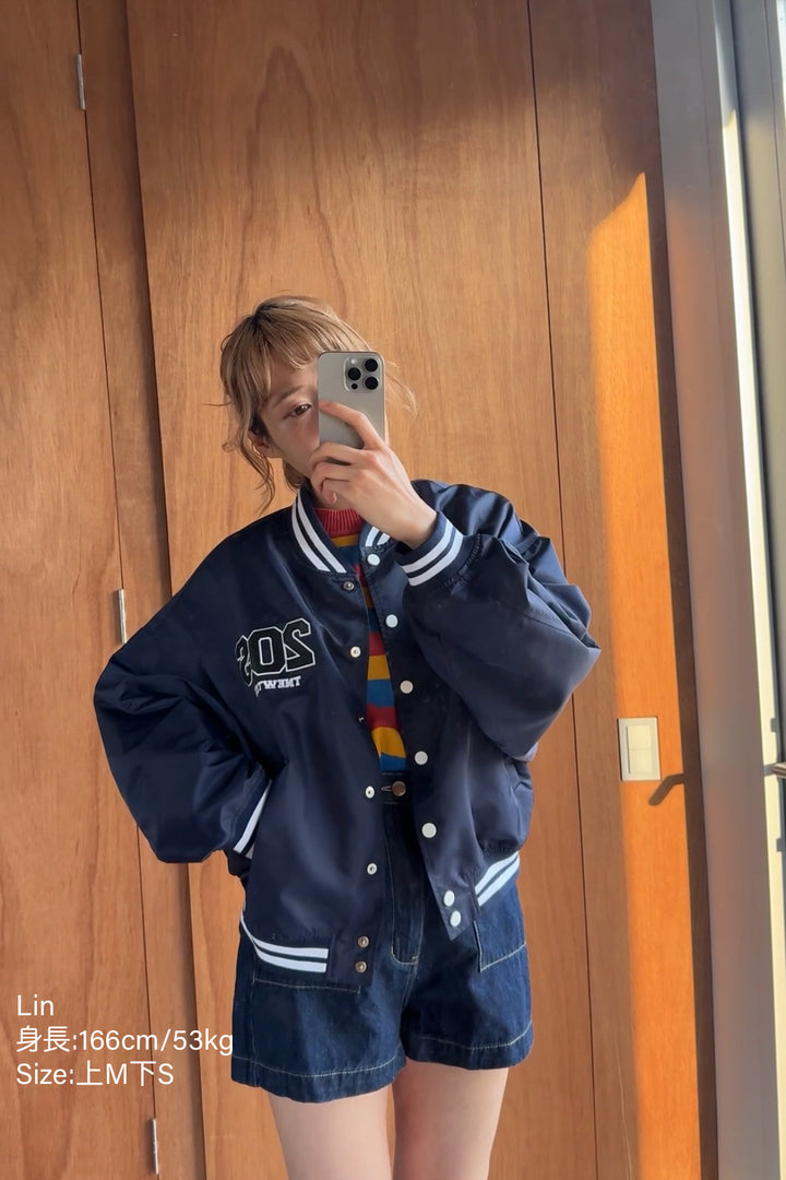 またホームランだ！》20Sスタジャン-Black – Tnewties