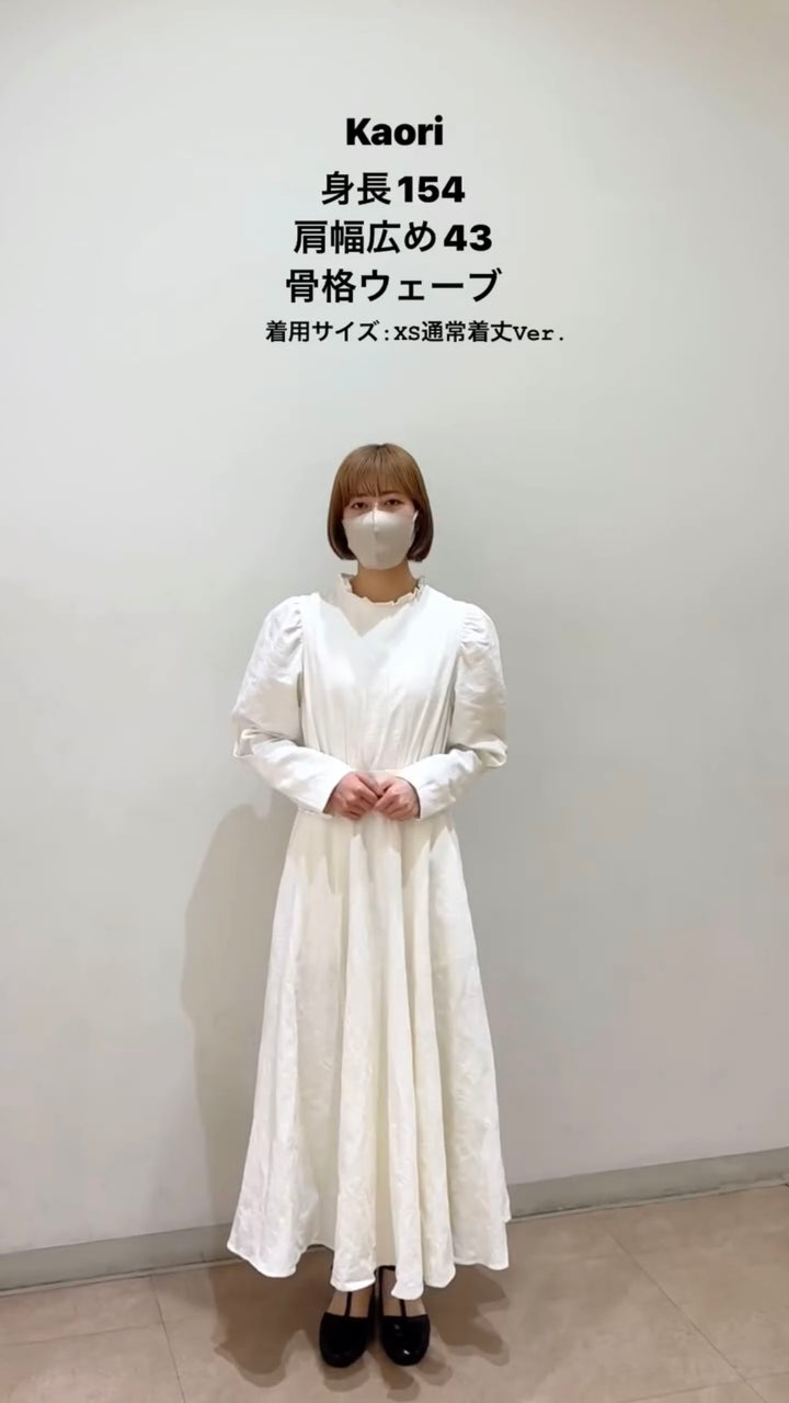 《もしタイムマシンがあったなら》レッグオブマトンスリーブワンピース-Black