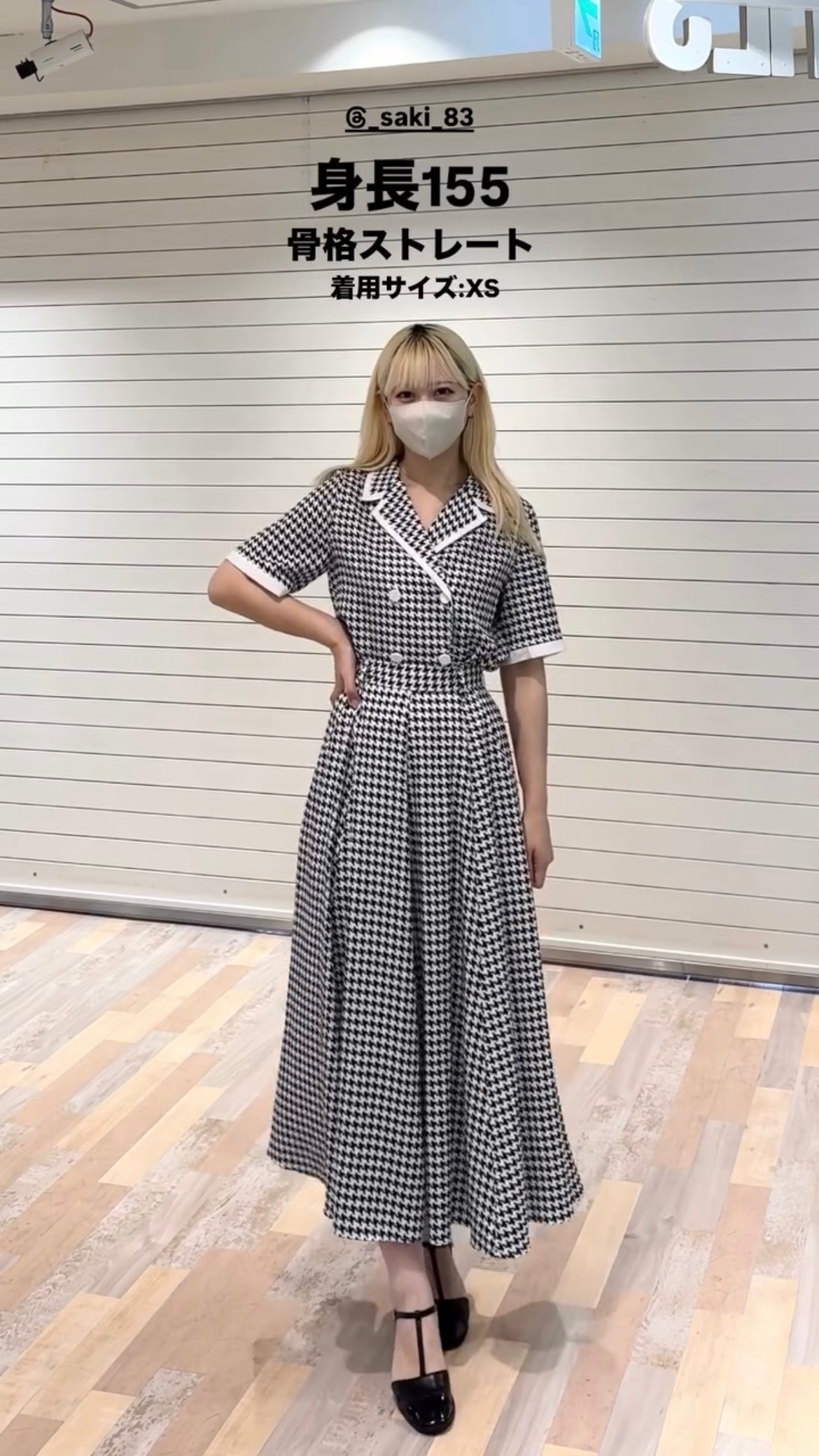 《これはコイン式》ピークドラペルダブルブレストデザイントップス-Black