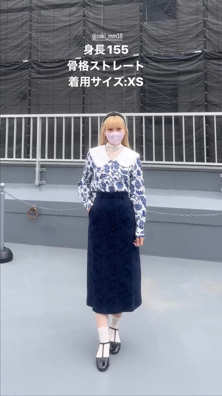 《初恋はジェニファー》レーストリミングトップス-White