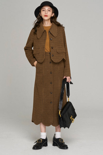 《I have to hang up now》Removable pleats jacket