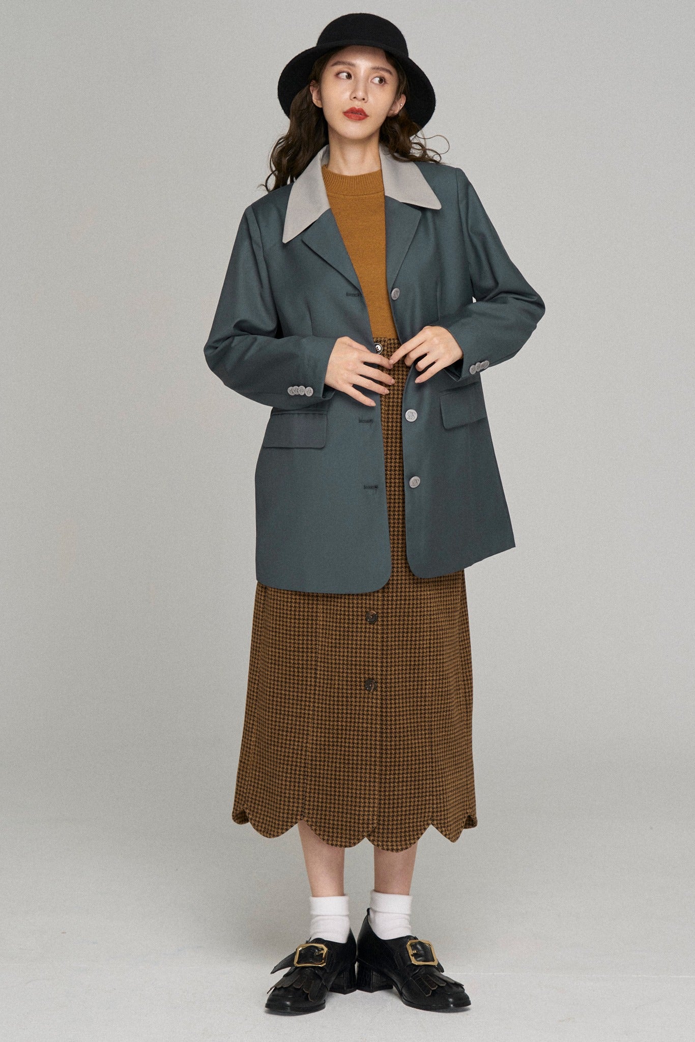 《If you drink this, you will have cavities》Striped shirt