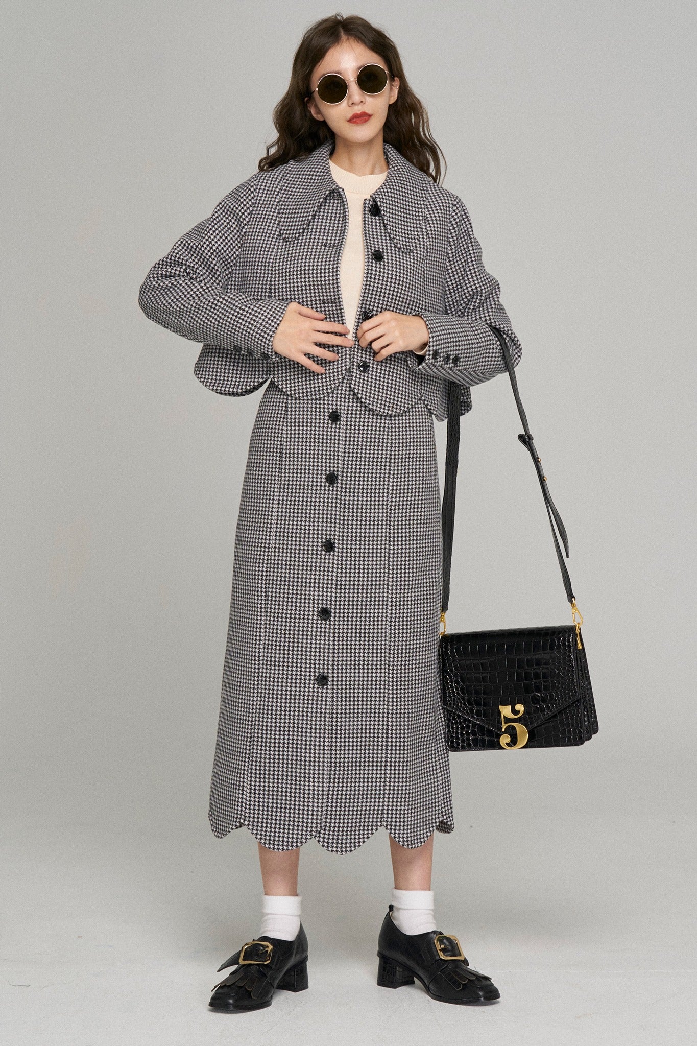 《If you drink this, you will have cavities》Striped shirt