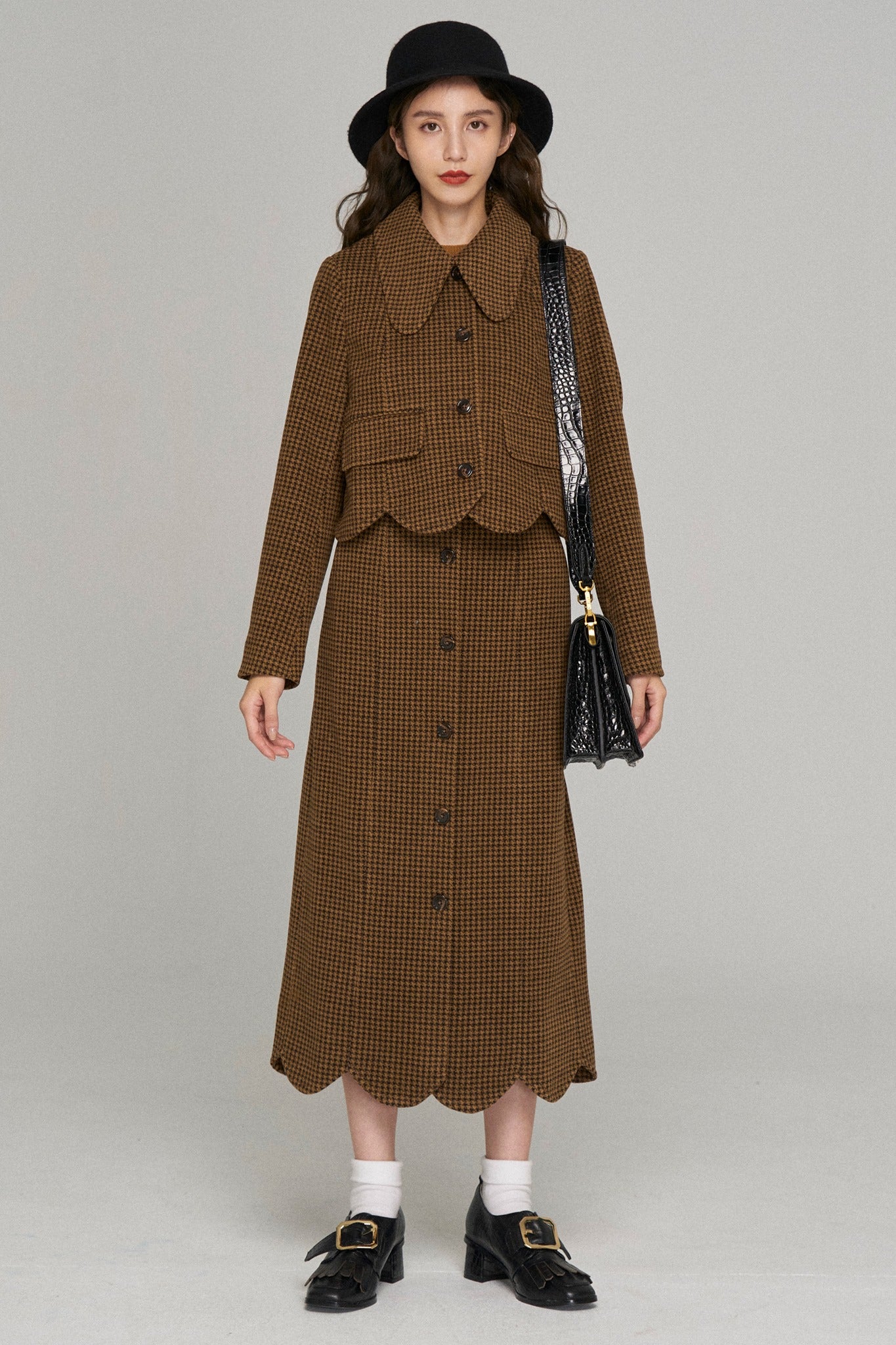 《I have to hang up now》Removable pleats jacket