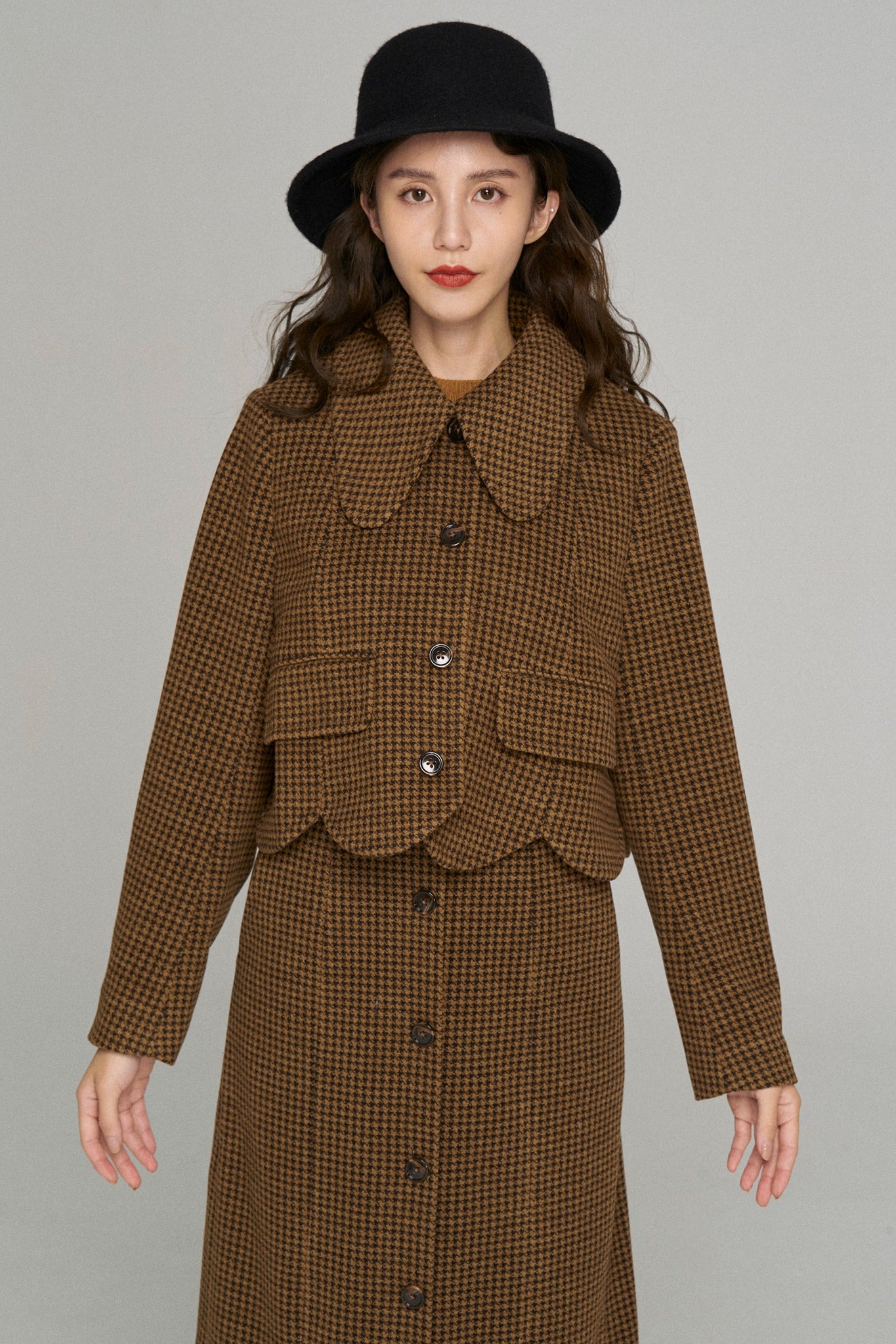 《I have to hang up now》Removable pleats jacket