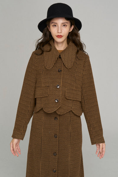 《I have to hang up now》Removable pleats jacket