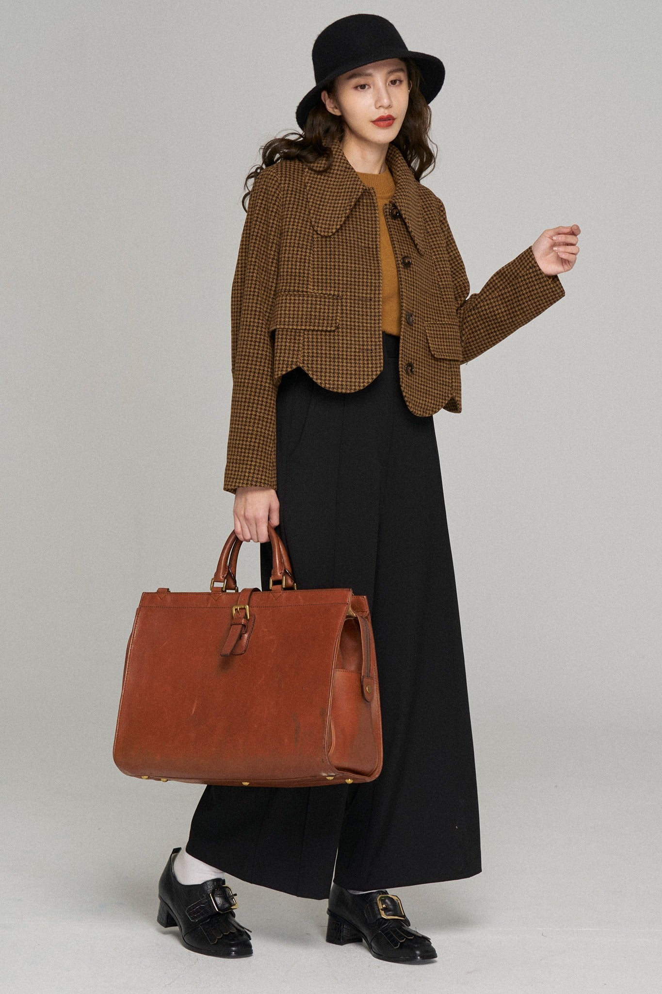 《I have to hang up now》Removable pleats jacket