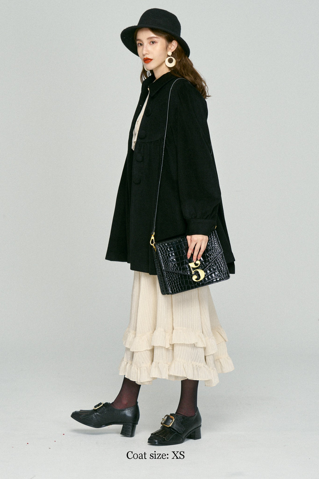 月の呪文を唱えて》レイヤードフリルスカート-Ivory – Tnewties