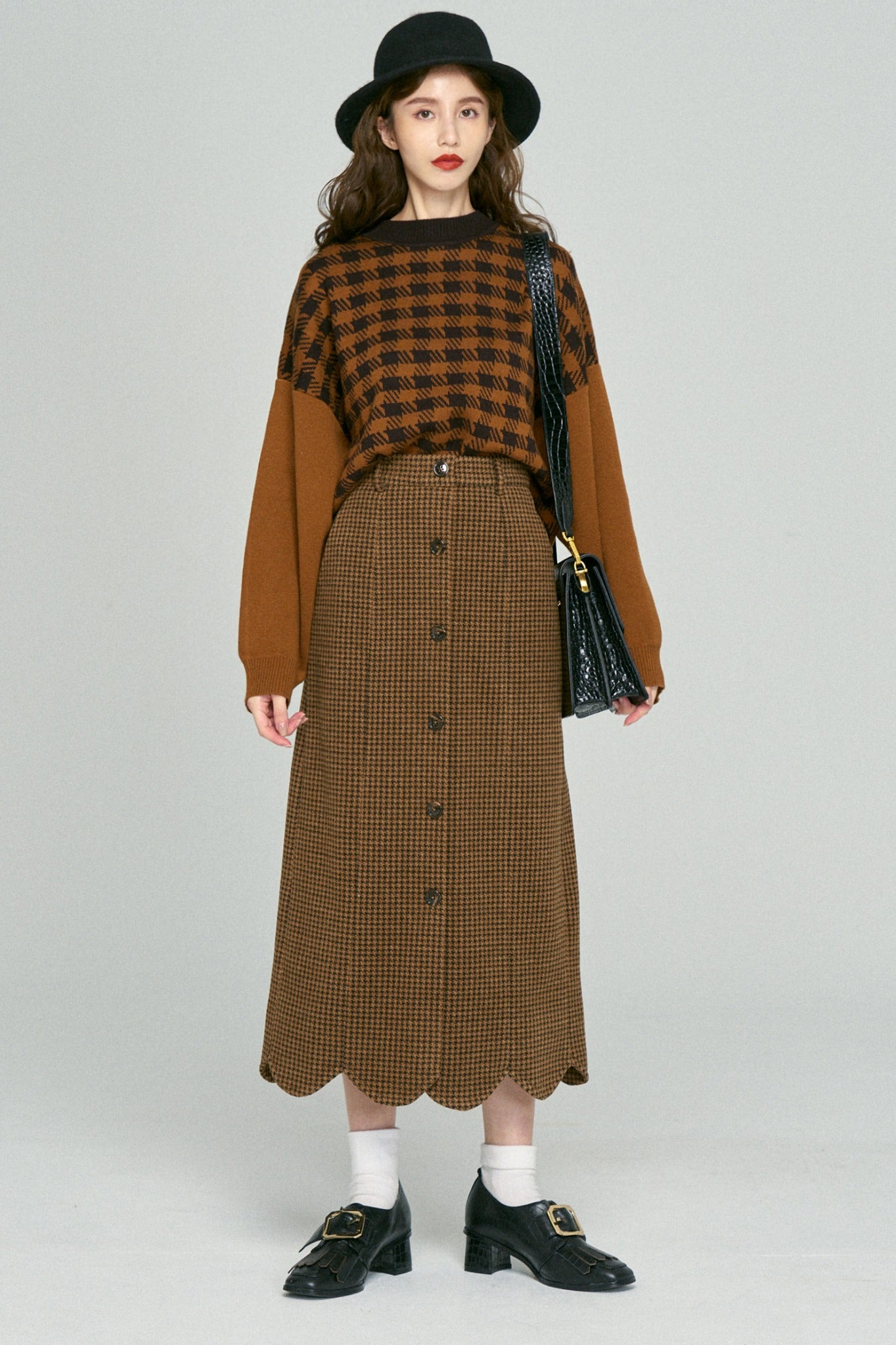 《If you drink this, you will have cavities》Striped shirt