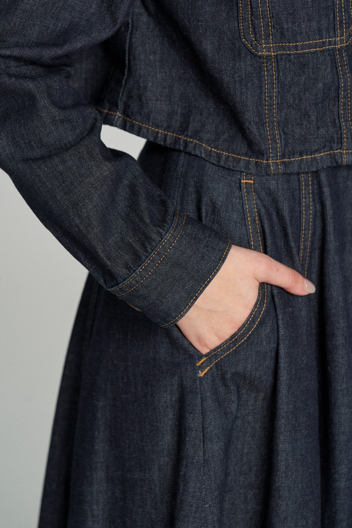 《Another Diary》Denim Jacket-Navy