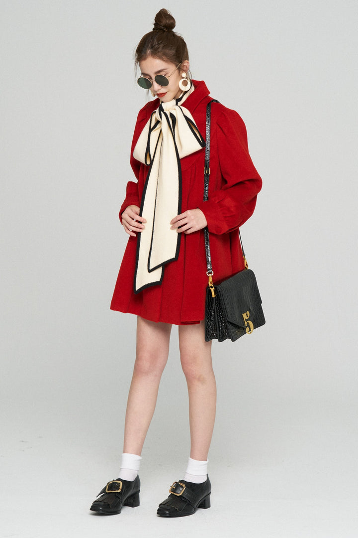 THETOE Wies Velour Ribbon マフラー リボンマフラー》 – Tnewties