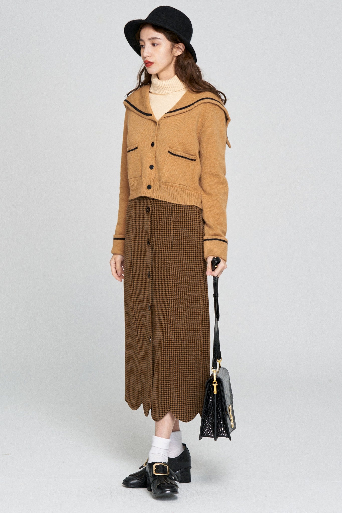 《If you drink this, you will have cavities》Striped shirt