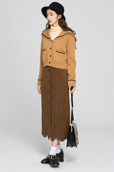 《If you drink this, you will have cavities》Striped shirt