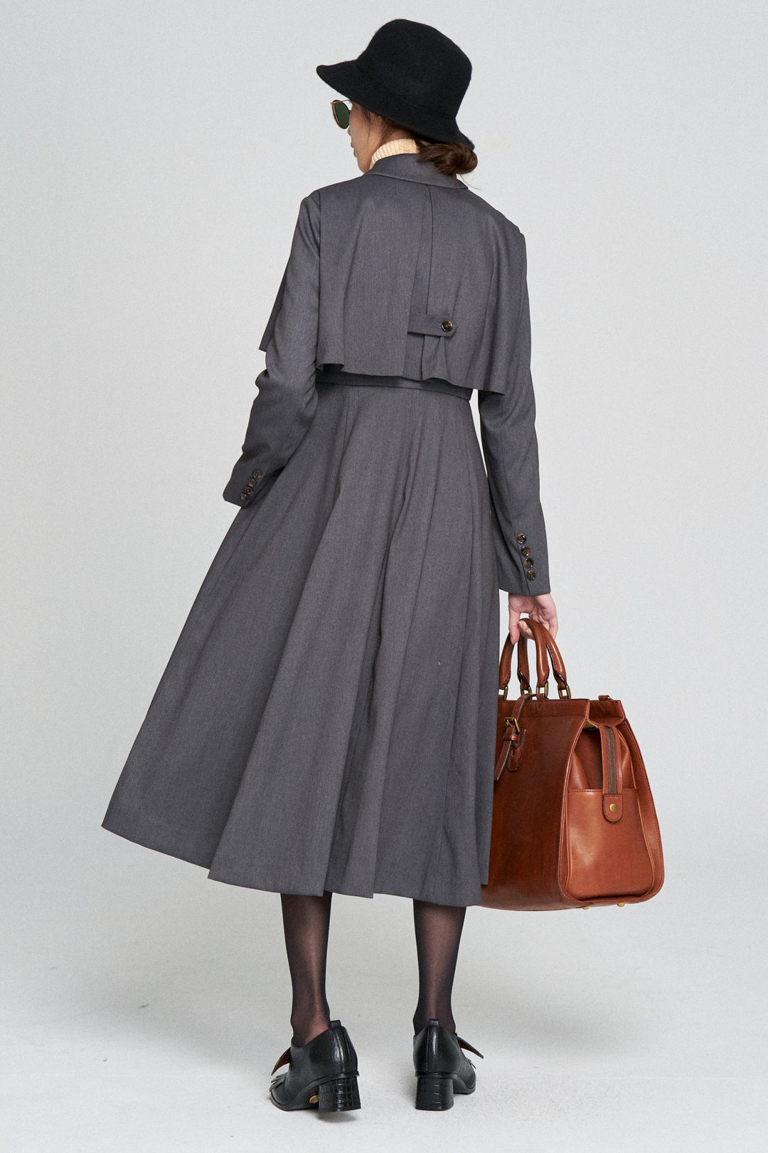 《賞金100万円》インバネスコートドレス-Gray