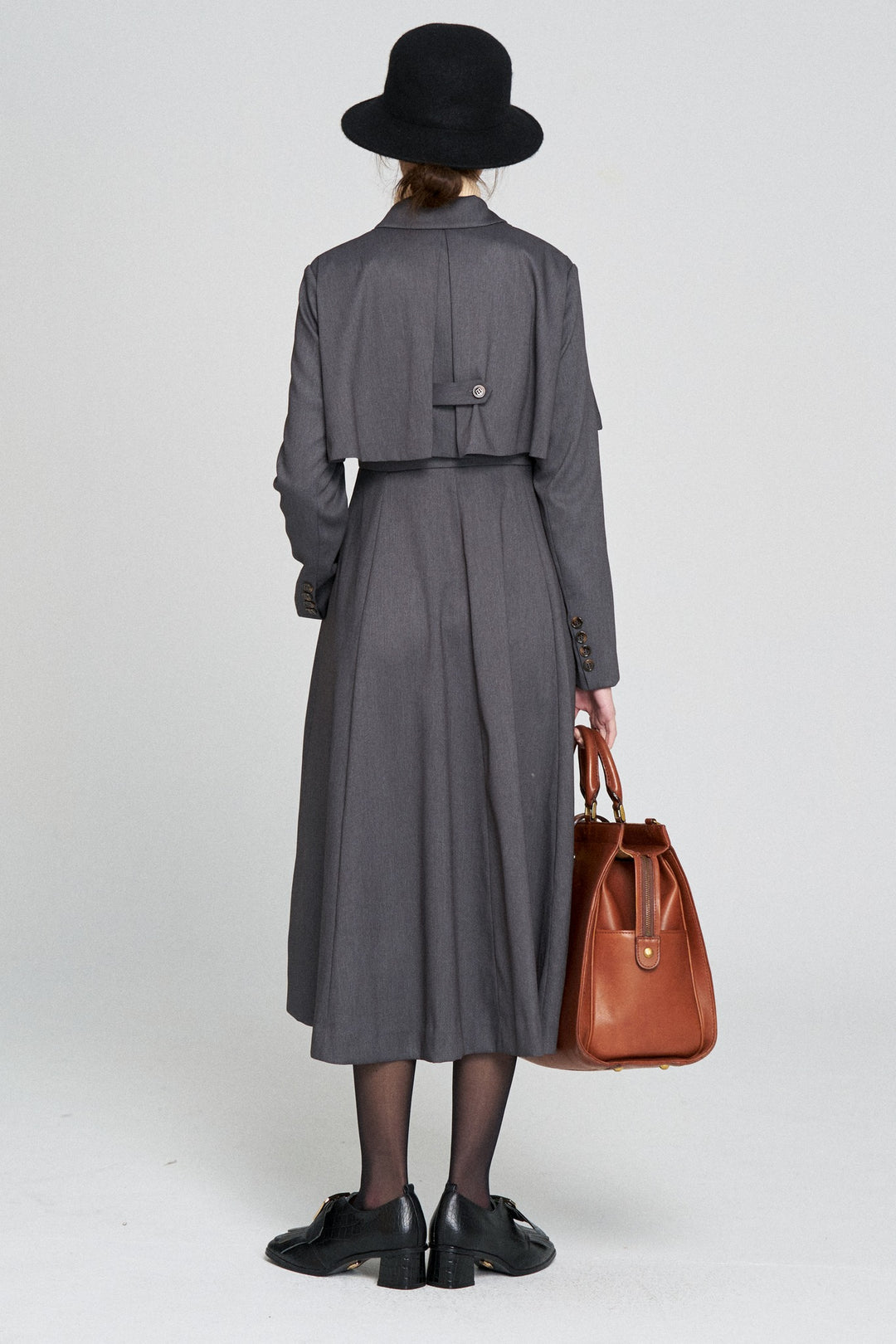 《賞金100万円》インバネスコートドレス-Gray