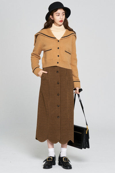 《If you drink this, you will have cavities》Striped shirt