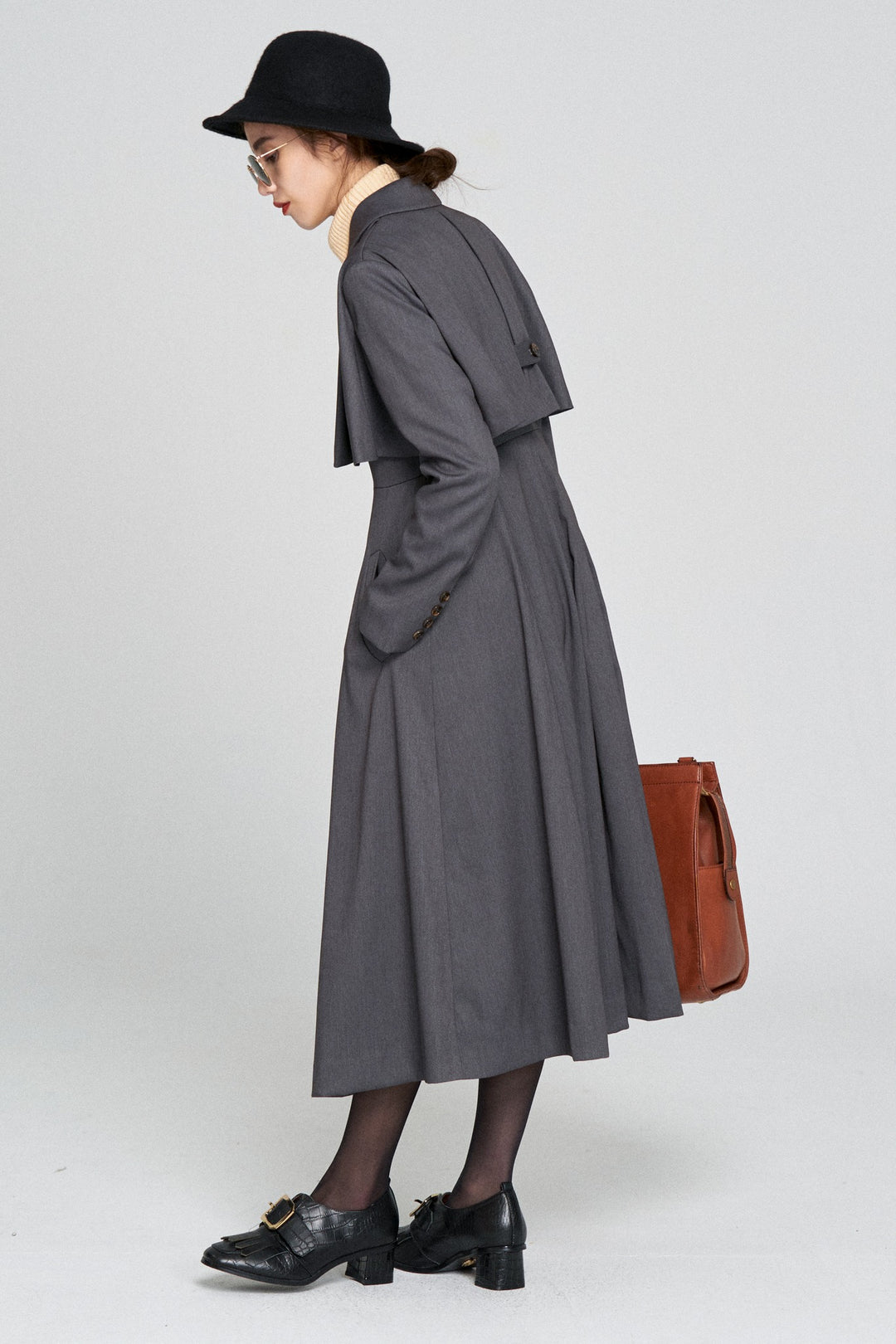 《賞金100万円》インバネスコートドレス-Gray