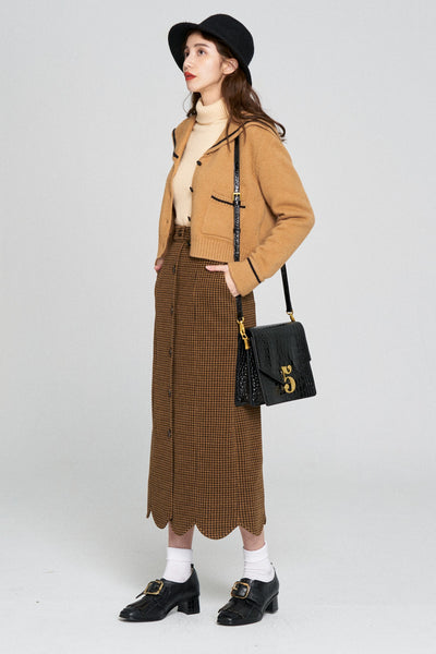 《If you drink this, you will have cavities》Striped shirt