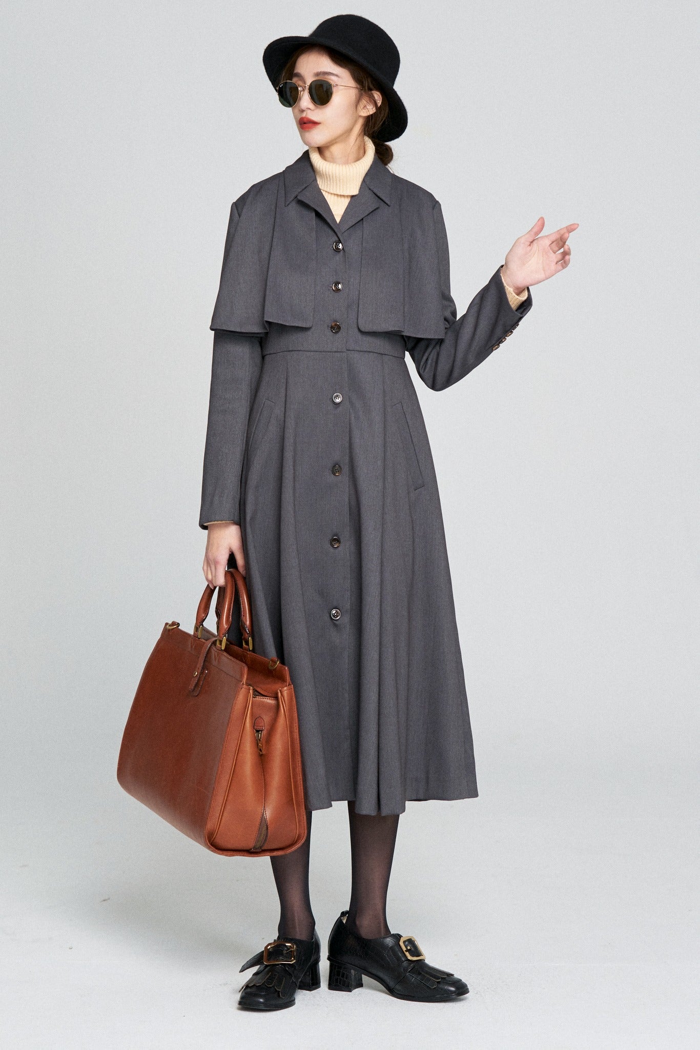 【最終セール】tnewties コートドレスMトゥエンティーズ 賞金100万 賞金100万円》インバネスコートドレス-Gray – Tnewties