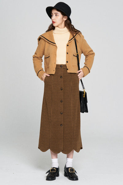 《If you drink this, you will have cavities》Striped shirt