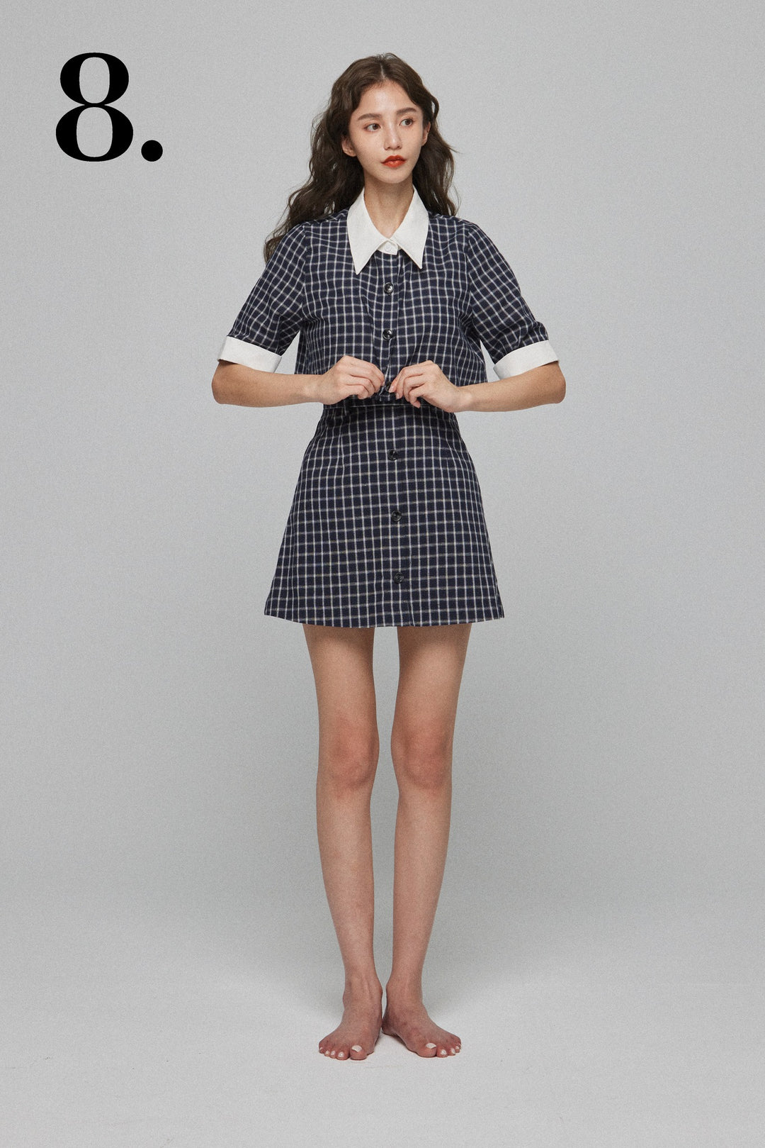 スカート THE NEW HOUSE CLAVER SKIRT TNH 20232024 THE NEW HOUSE CLAVER SKIRT TNH 20232024