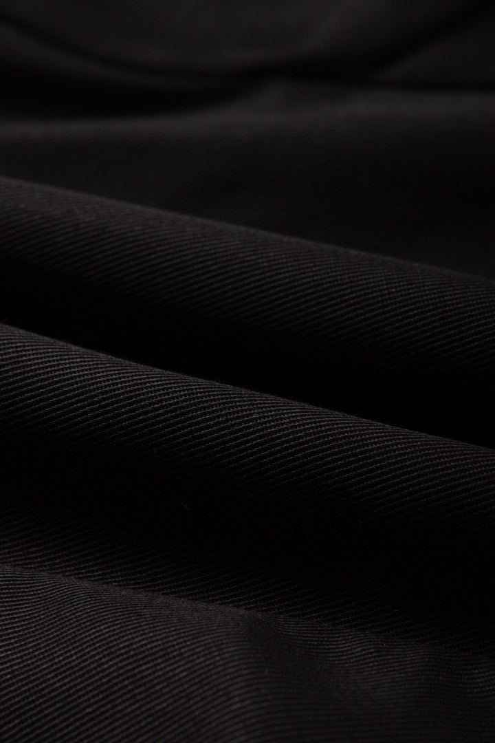 《つい一口食べちゃいました》バリモアカラークロップドブラウス-Houndstooth check