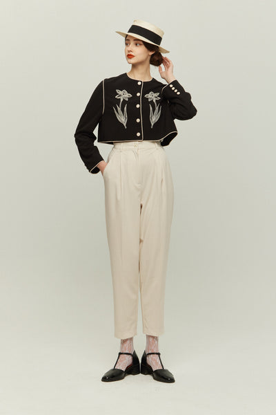 《Cast the moon spell》Flare sleeve frilled blouse