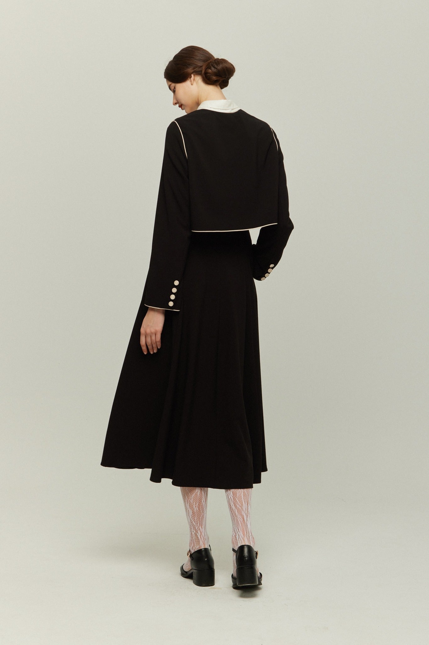 《Cast the moon spell》Flare sleeve frilled blouse