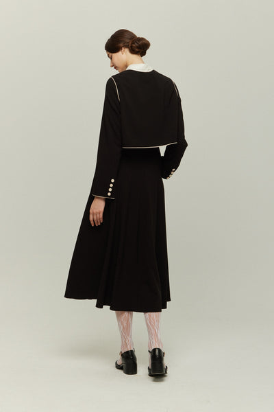 《Cast the moon spell》Flare sleeve frilled blouse