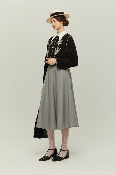 《Cast the moon spell》Flare sleeve frilled blouse