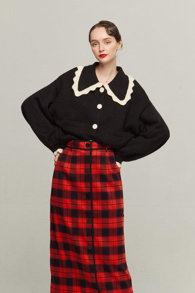 《Cast the moon spell》Flare sleeve frilled blouse