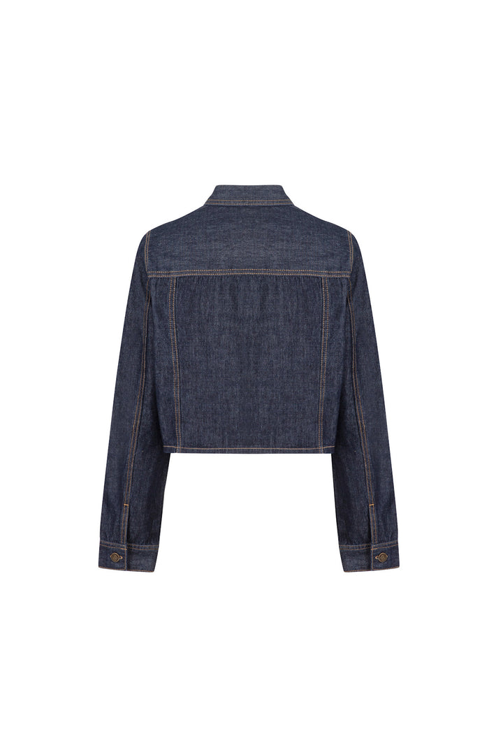 《もうひとつのダイアリー》デニムジャケット-Navy